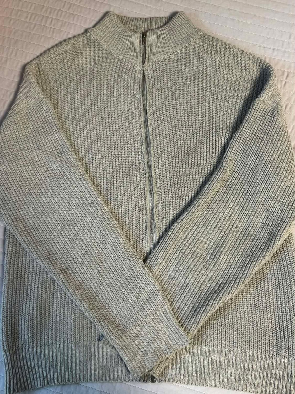 Vintage knit zip up 상품이미지1