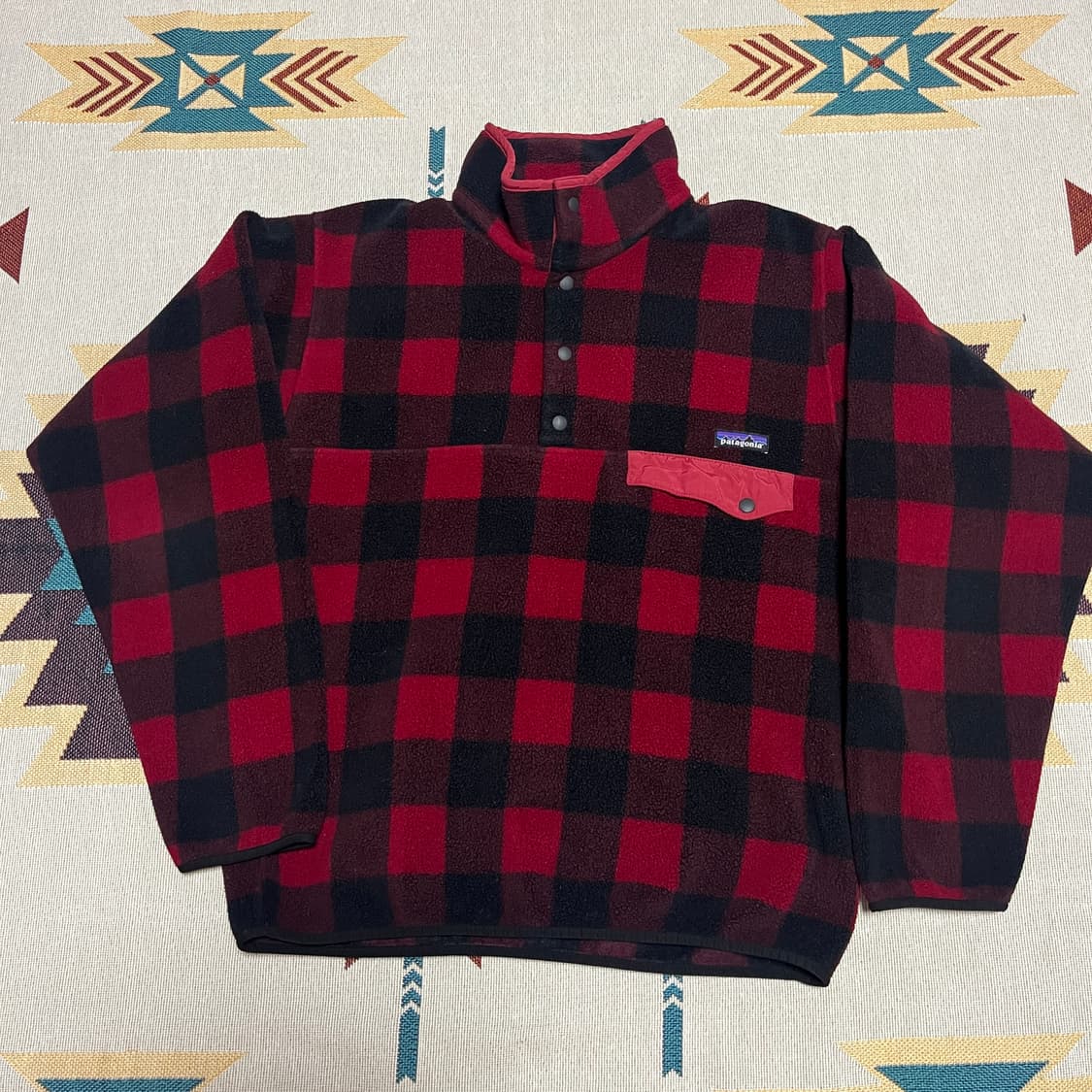 파타고니아 버팔로 체크 신칠라 스냅티 M 상품이미지3