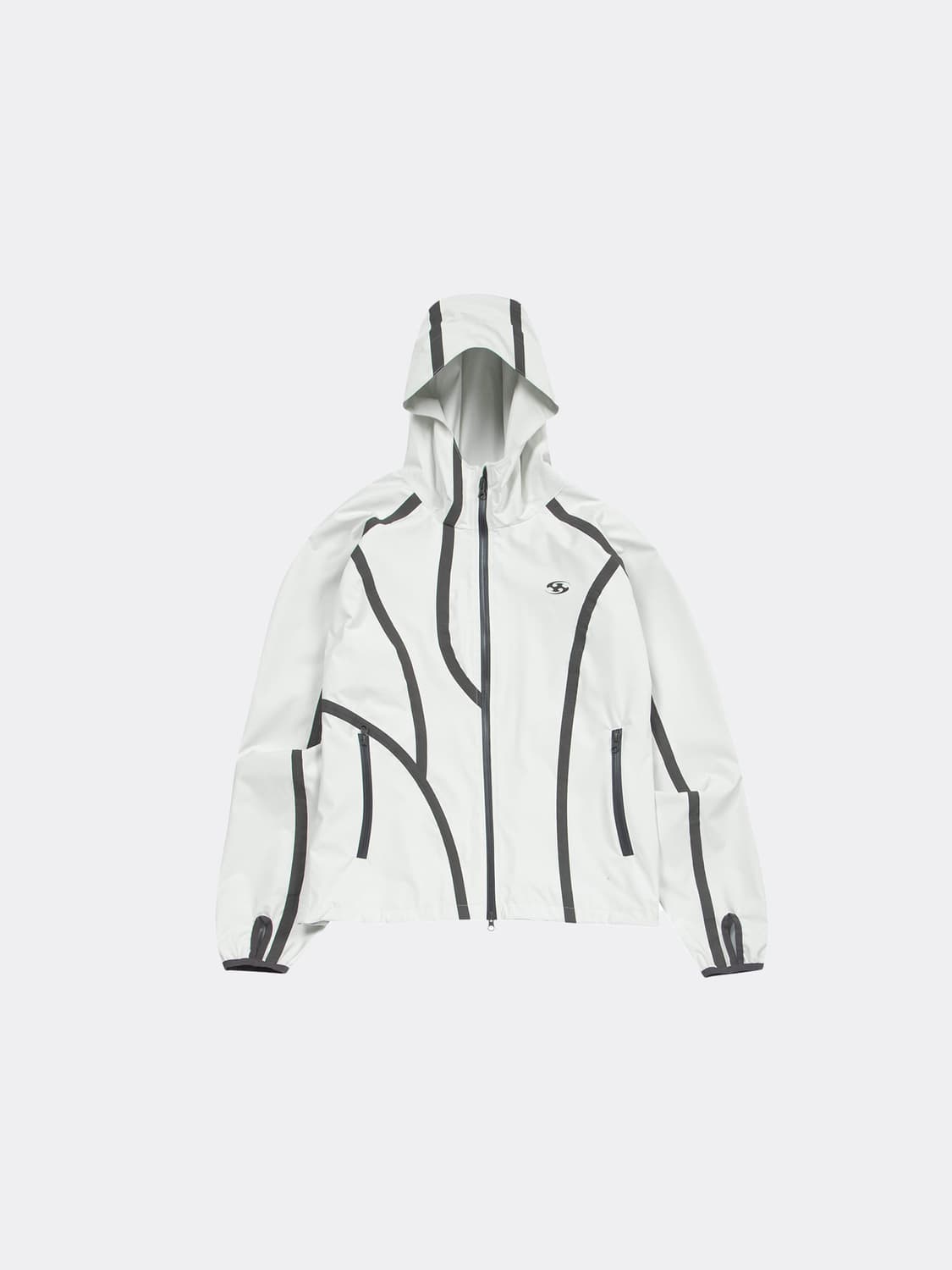 [2] 산산기어 윈드블록 자켓 아이보리 상품이미지1