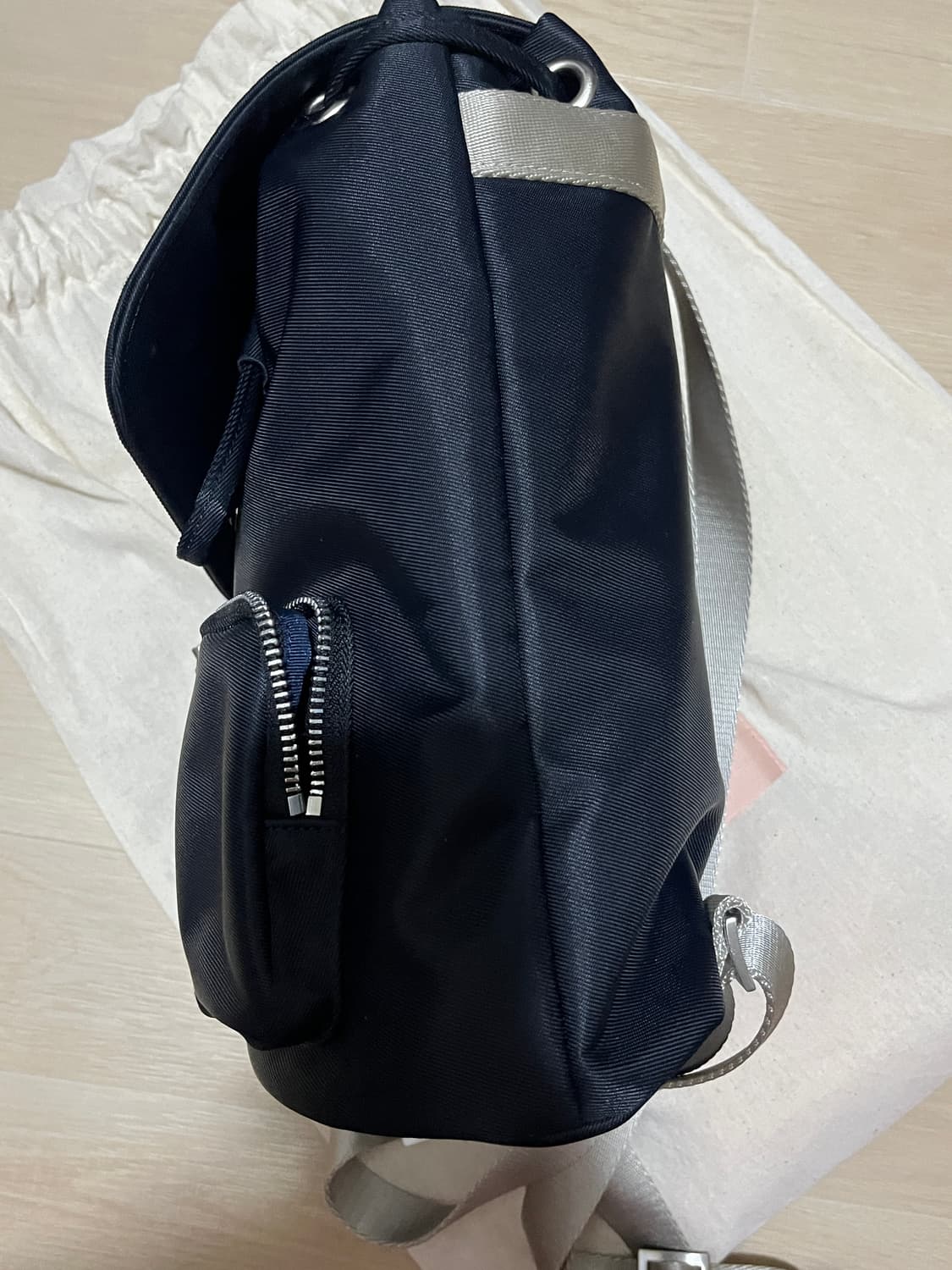 미닛뮤트 클로백팩 믹스블랙 상품이미지5