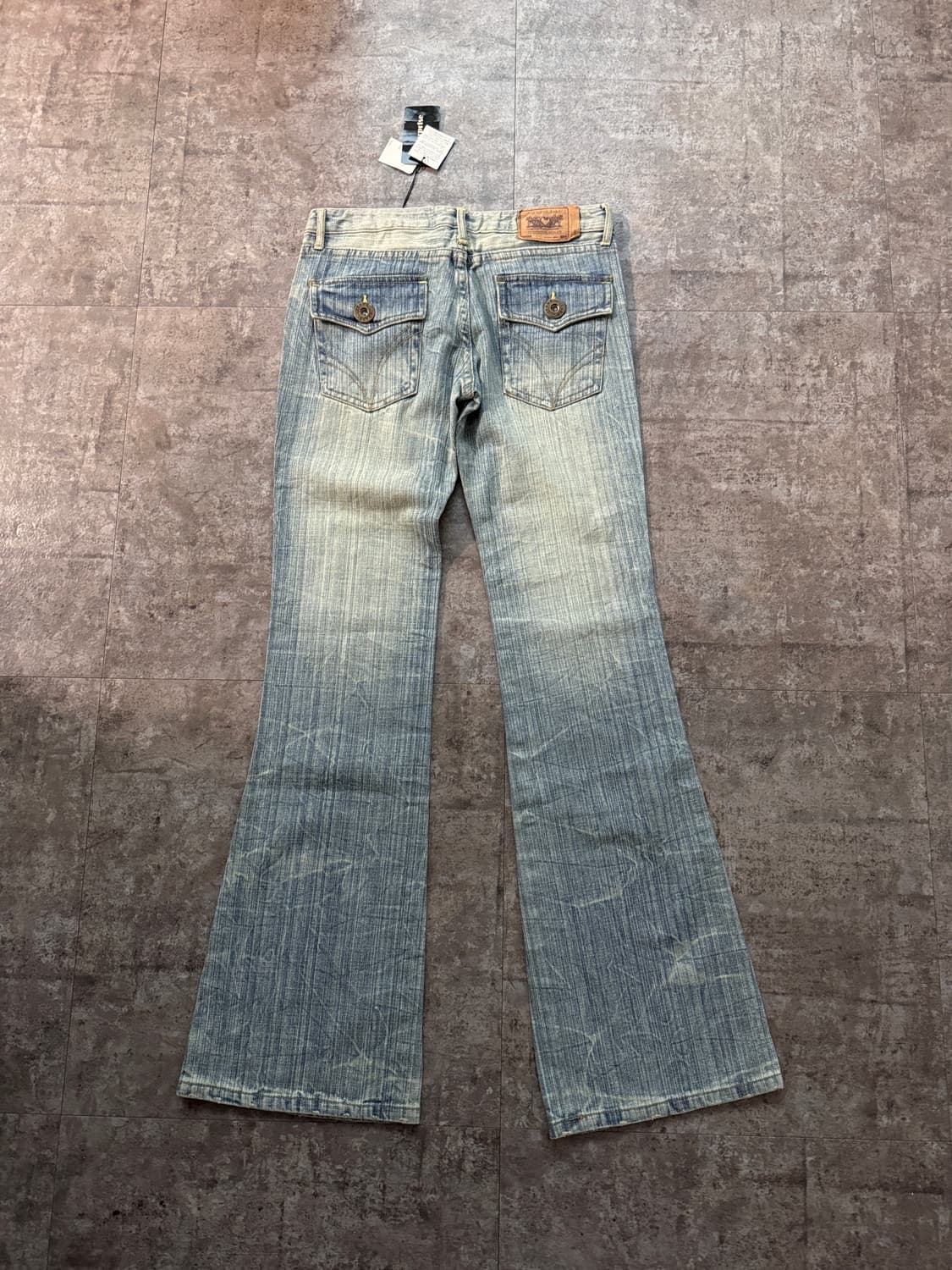 (미사용) 디스트로이드 부츠 컷 데님 상품이미지3