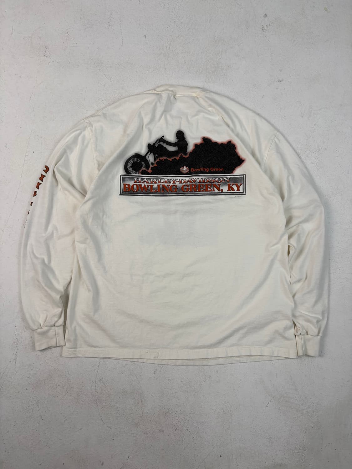 00s Harley Davidson L/S Tee (white) 상품이미지2