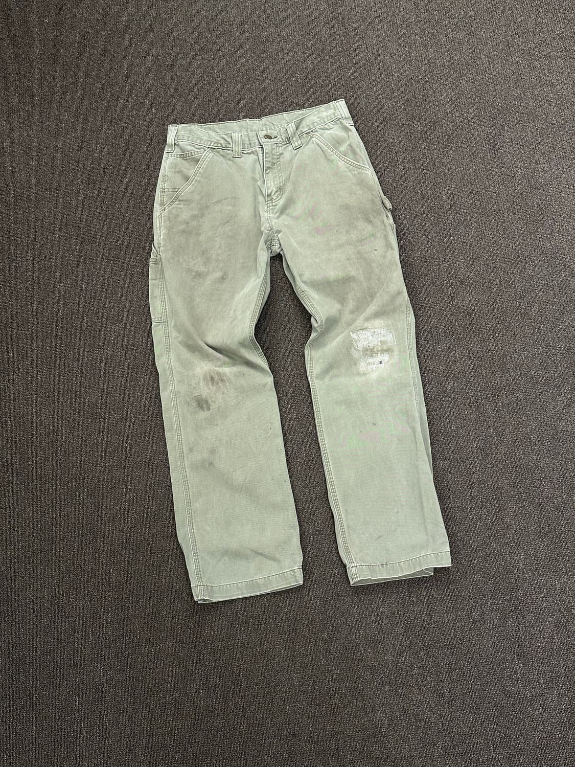 32)칼하트 빈티지 릴렉스 핏 러기드 워크웨어 팬츠 상품이미지1