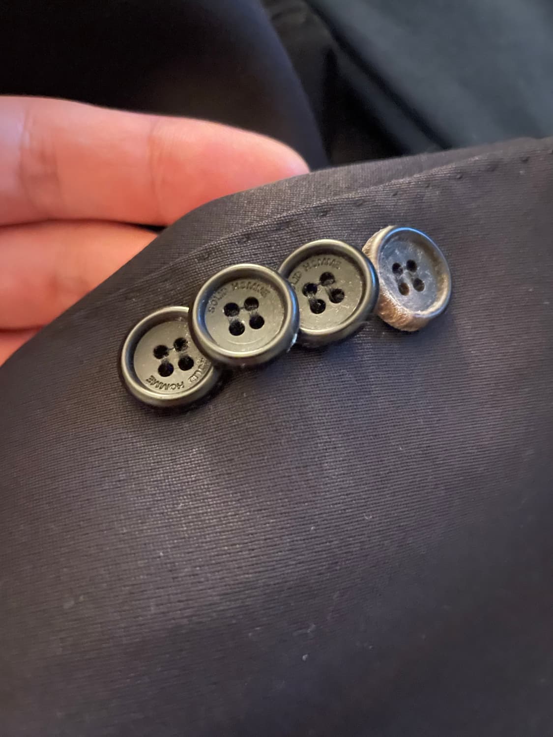 솔리드옴므 블랙 블레이저 54사이즈 상품이미지7