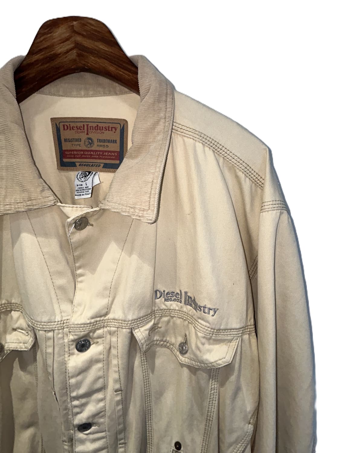 Diesel Industry 베이지 데님 자켓 상품이미지3