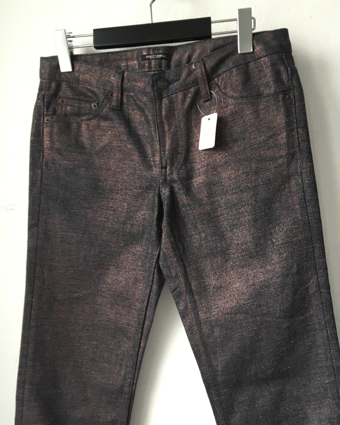Glitter washing coating pants 상품이미지2