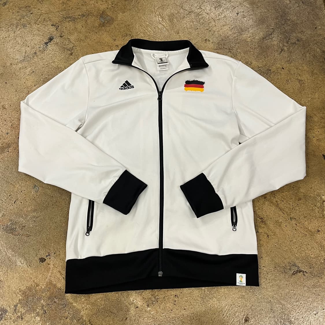 아디다스 화이트 독일 져지 트랙탑 상품이미지2