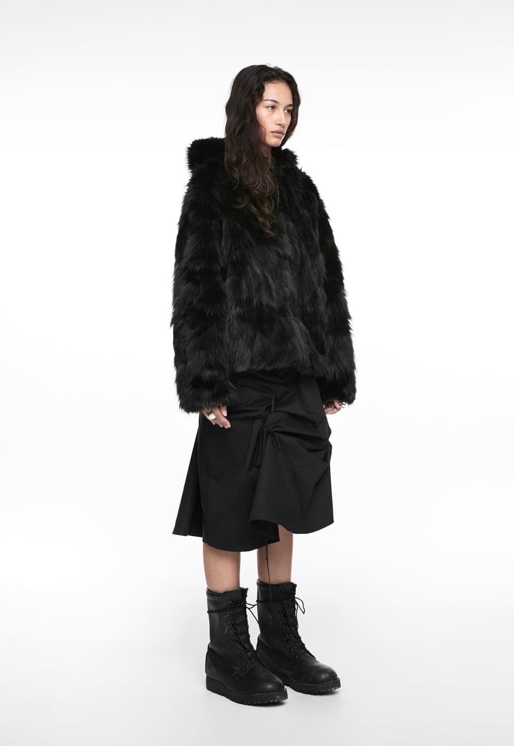 나체 리버시블 퍼자켓 1 사이즈 상품이미지2