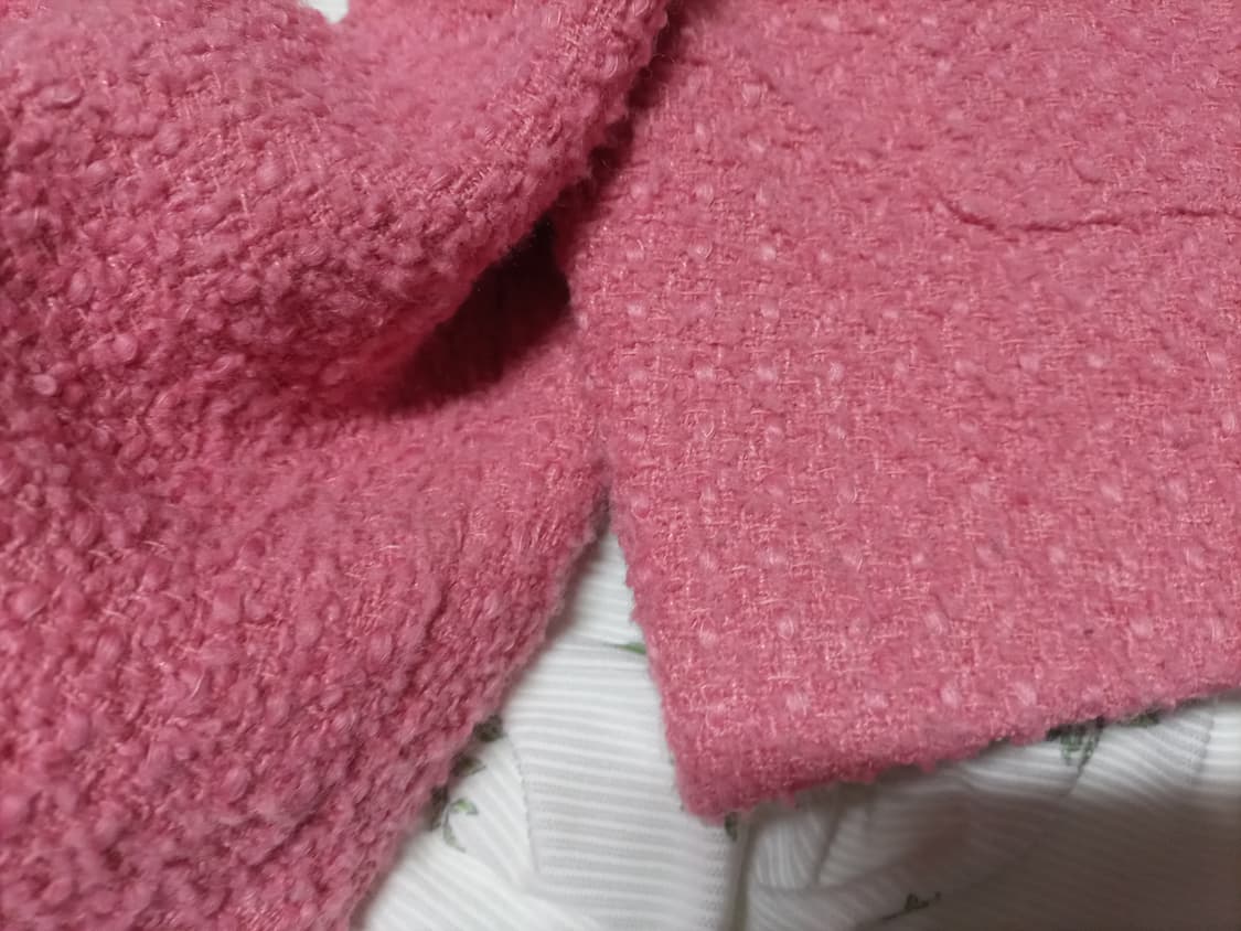 핑크 트위드 투피스 세트(자켓+스커트) 상품이미지10