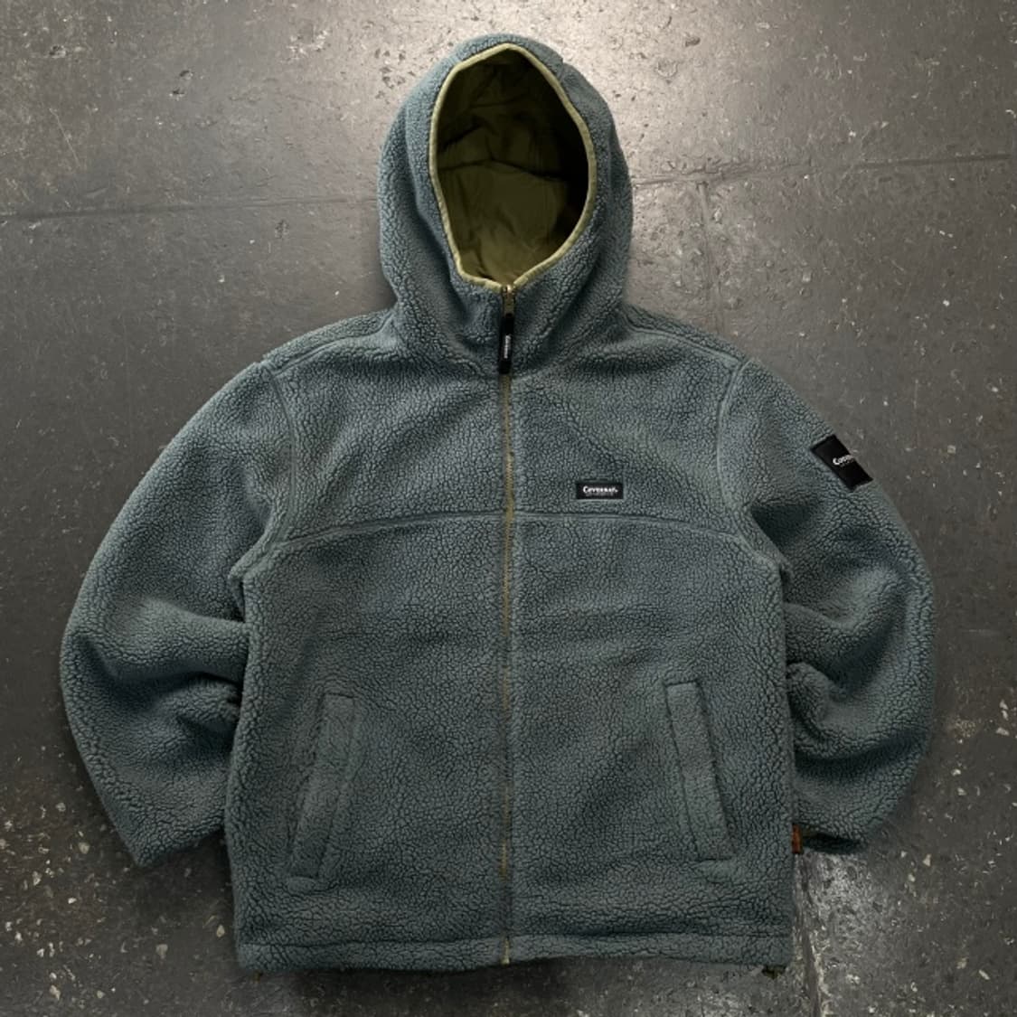 100 커버낫 리버시블 후리스 점퍼 상품이미지1