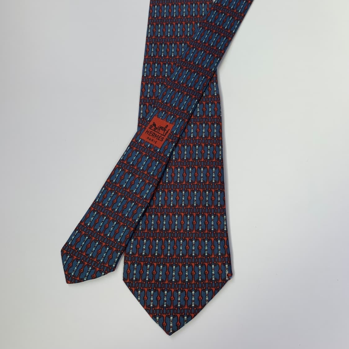 에르메스(HERMES) 명품 빈티지넥타이 프랑스 100실크 A등급 상품이미지3