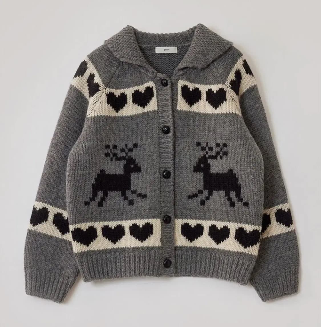 페세스 가디건, PECES LOVE WOOL Cardigan 상품이미지1