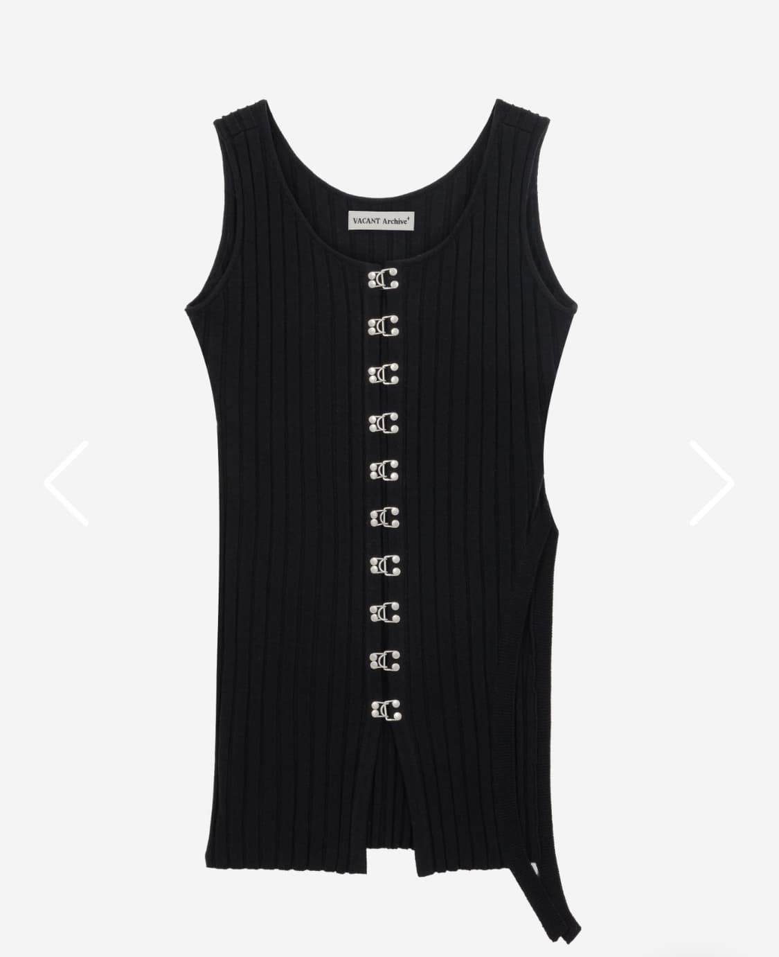 베이컨트아카이브 후트 원피스 블랙 S 상품이미지1