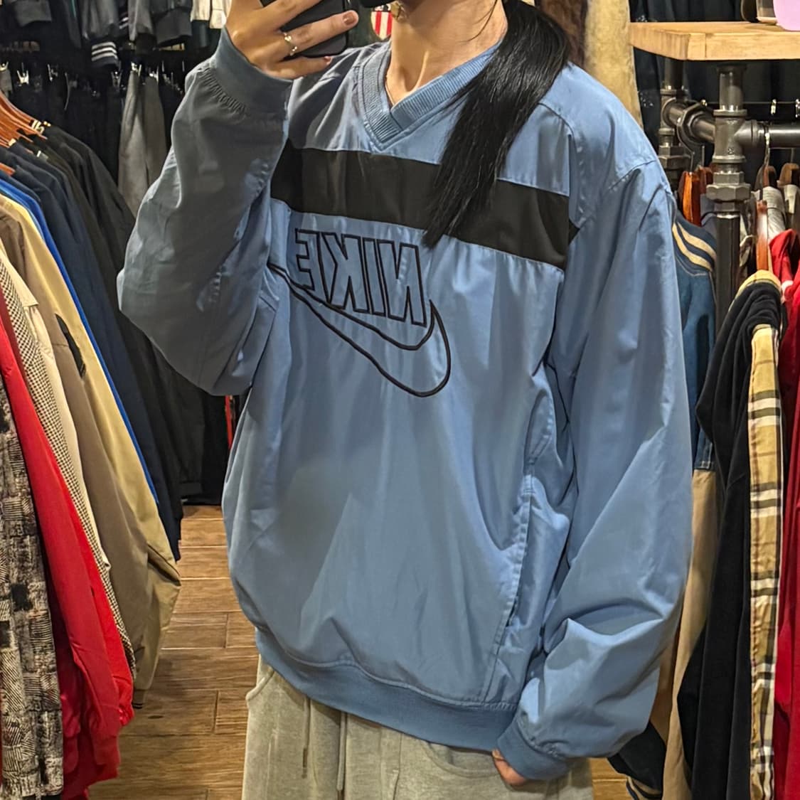 [HI] Nike 나이키 빅로고 웜업 스카이블루 상품이미지3