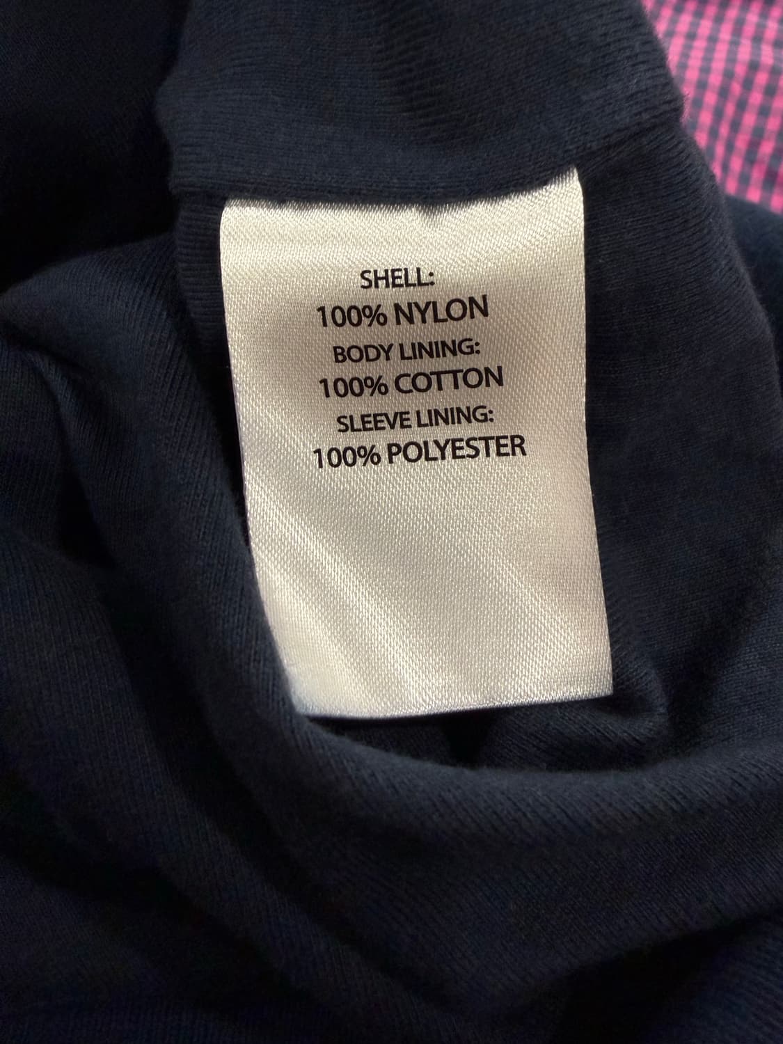 (XL) 언디핏 V넥 체크 나일론 풀오버 상품이미지4