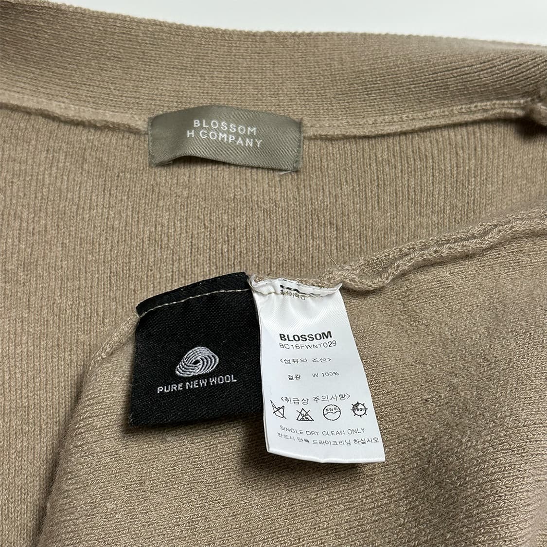 BLOSSOMHCOMPANY 울 100% 가디건 상품이미지5