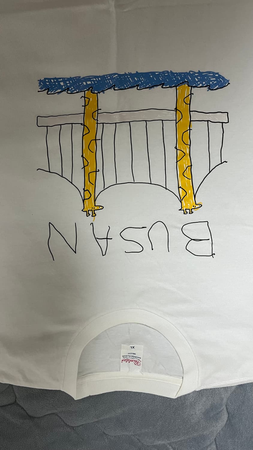 XL 왼그기그 기린 부산 티셔츠 상품이미지2