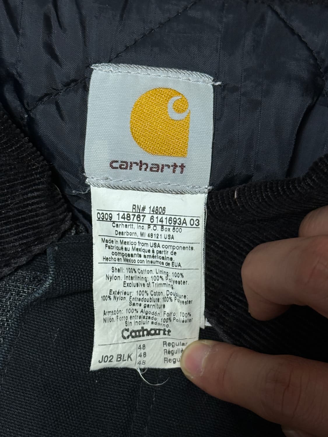 [48] 칼하트 J02 디트로이트 자켓 상품이미지7
