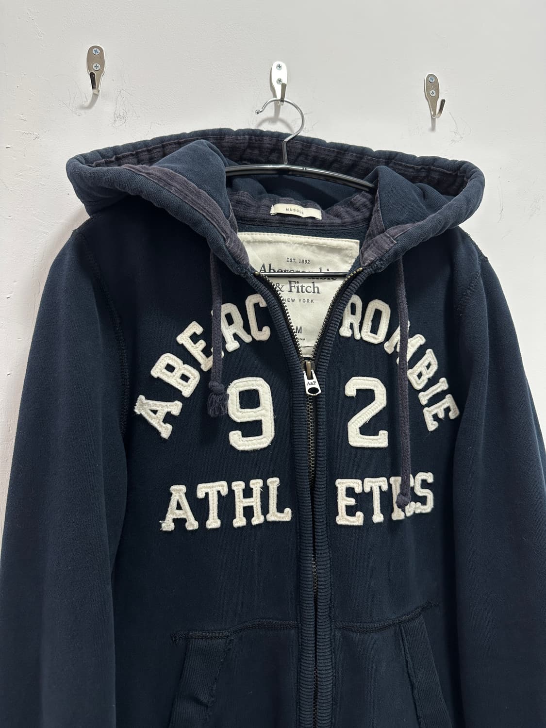 Abercrombie & Fitch logo patch hood zip  상품이미지3