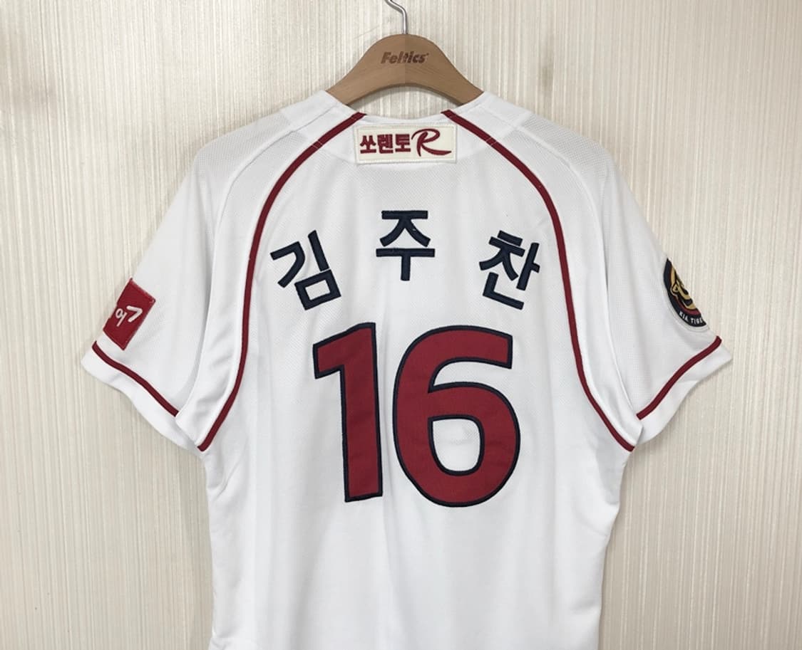 KBO 위팬 기아타이거즈 올드 홈유니폼/져지 100 #16 김주찬 상품이미지8