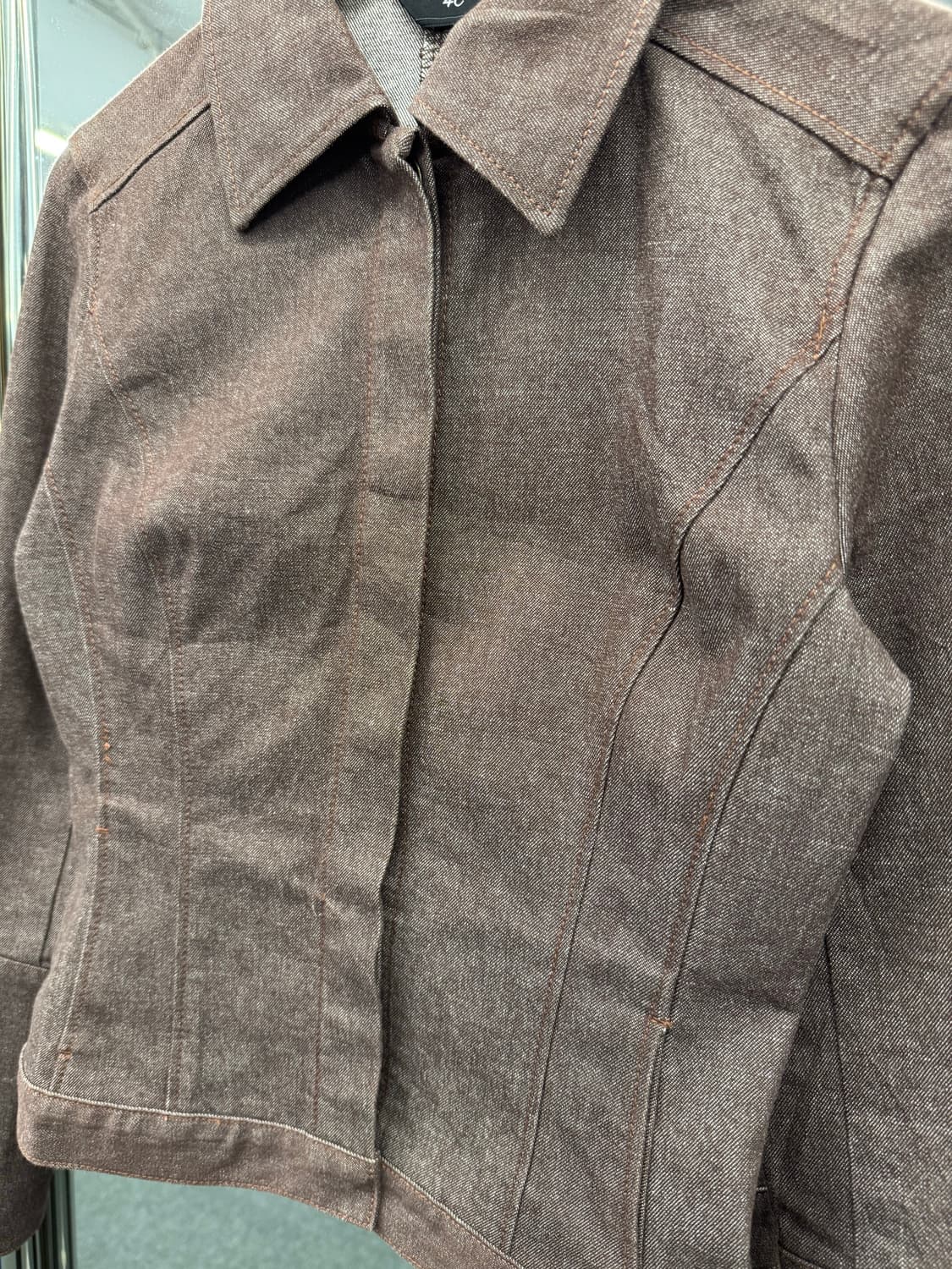 japanese vintage 여성 브라운 데님자켓 상품이미지2