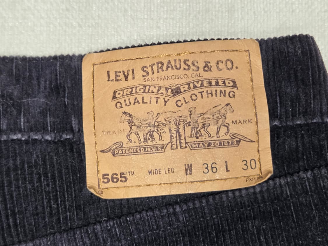 90s 리바이스 565 코듀로이 팬츠 (36) 상품이미지5