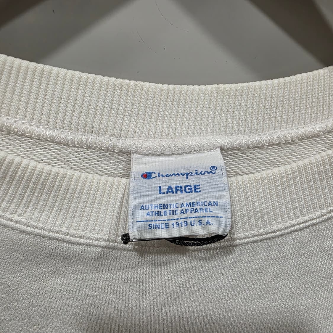 챔피언 일본판 화이트 맨투맨 상품이미지2