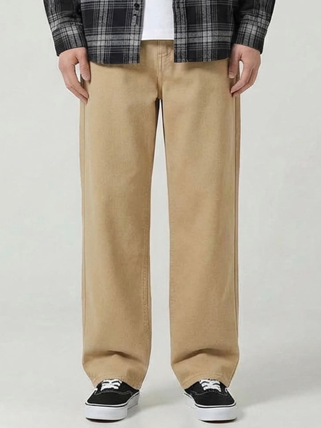 [새제품/32] 행텐 카펜터 와이드핏 팬츠 - 베이지 상품이미지1