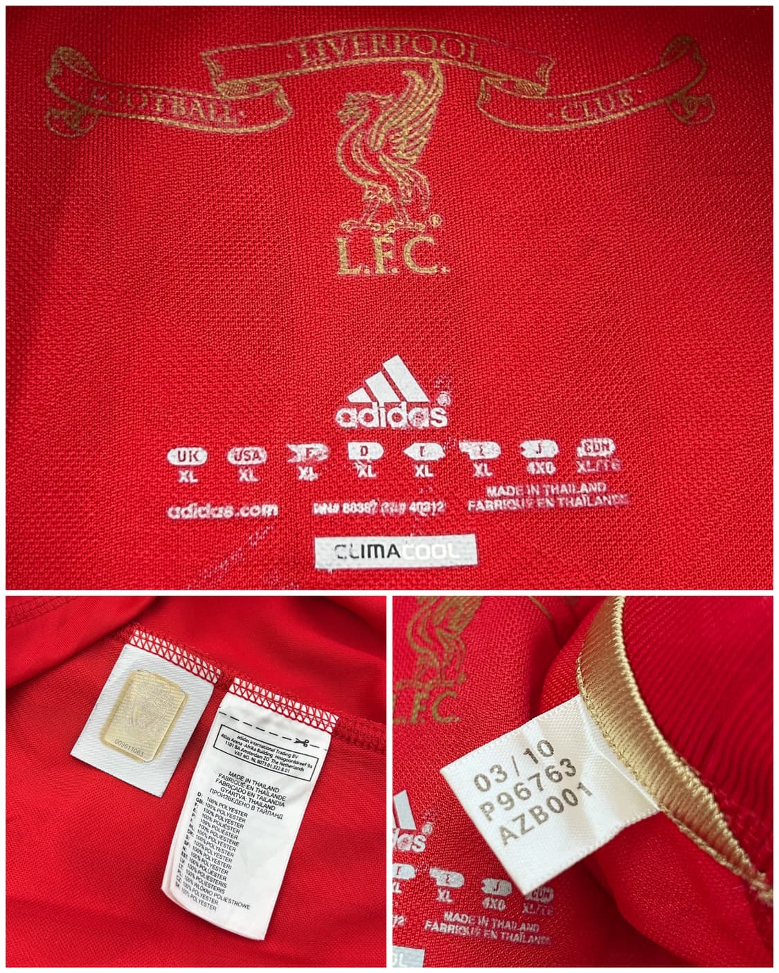 아디다스 10-11 리버풀 홈 리그킷 페르난도 토레스 상품이미지9