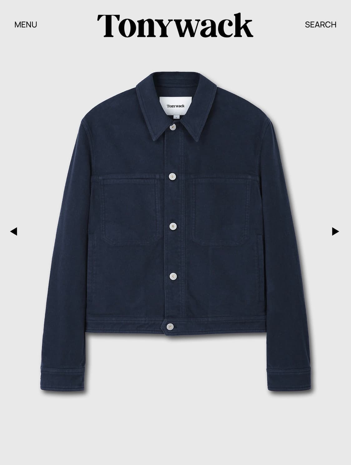 XL 25SS 토니웩 몰스킨 트러커 자켓 상품이미지1