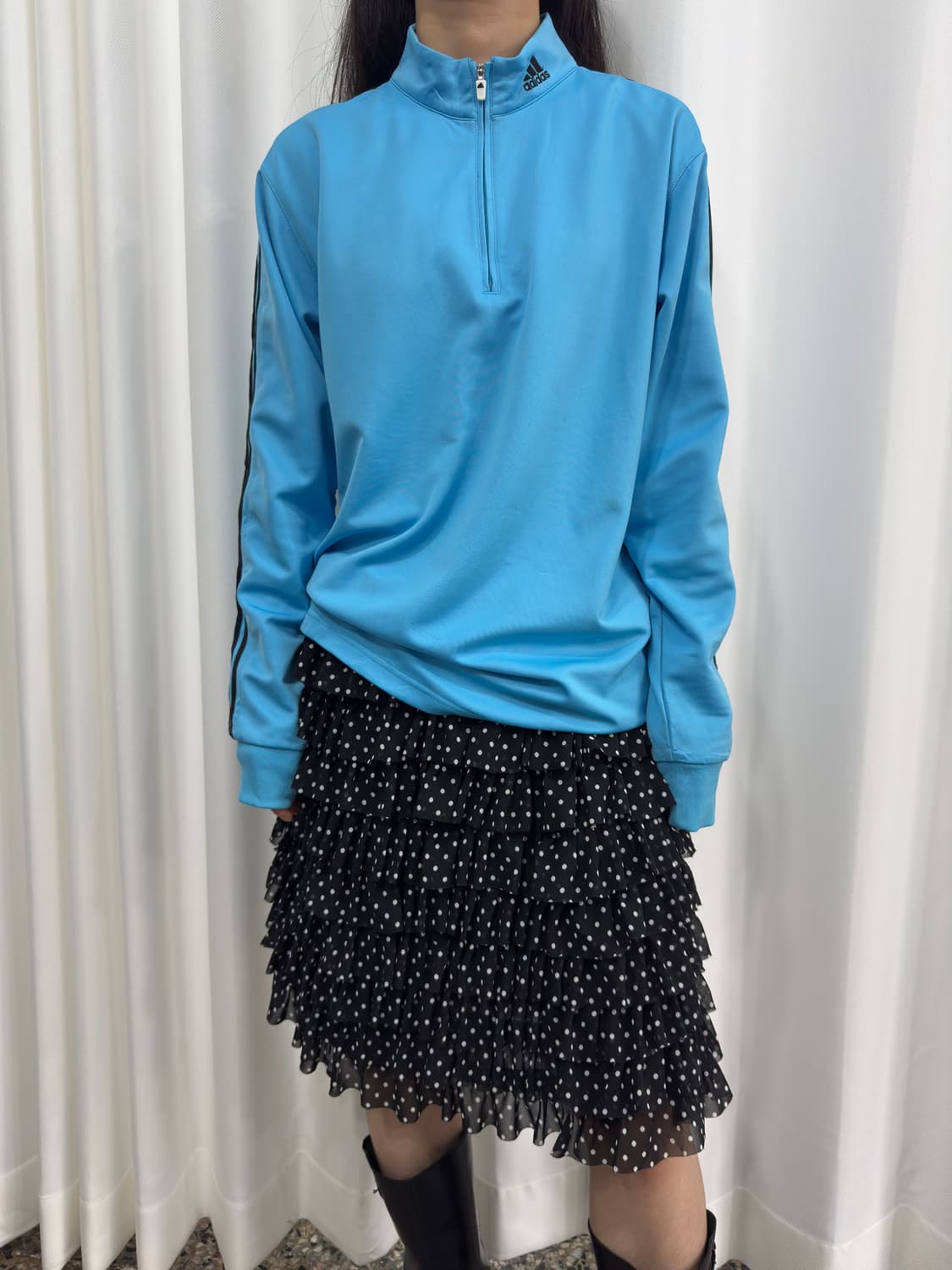 dot layered sha skirt 상품이미지3