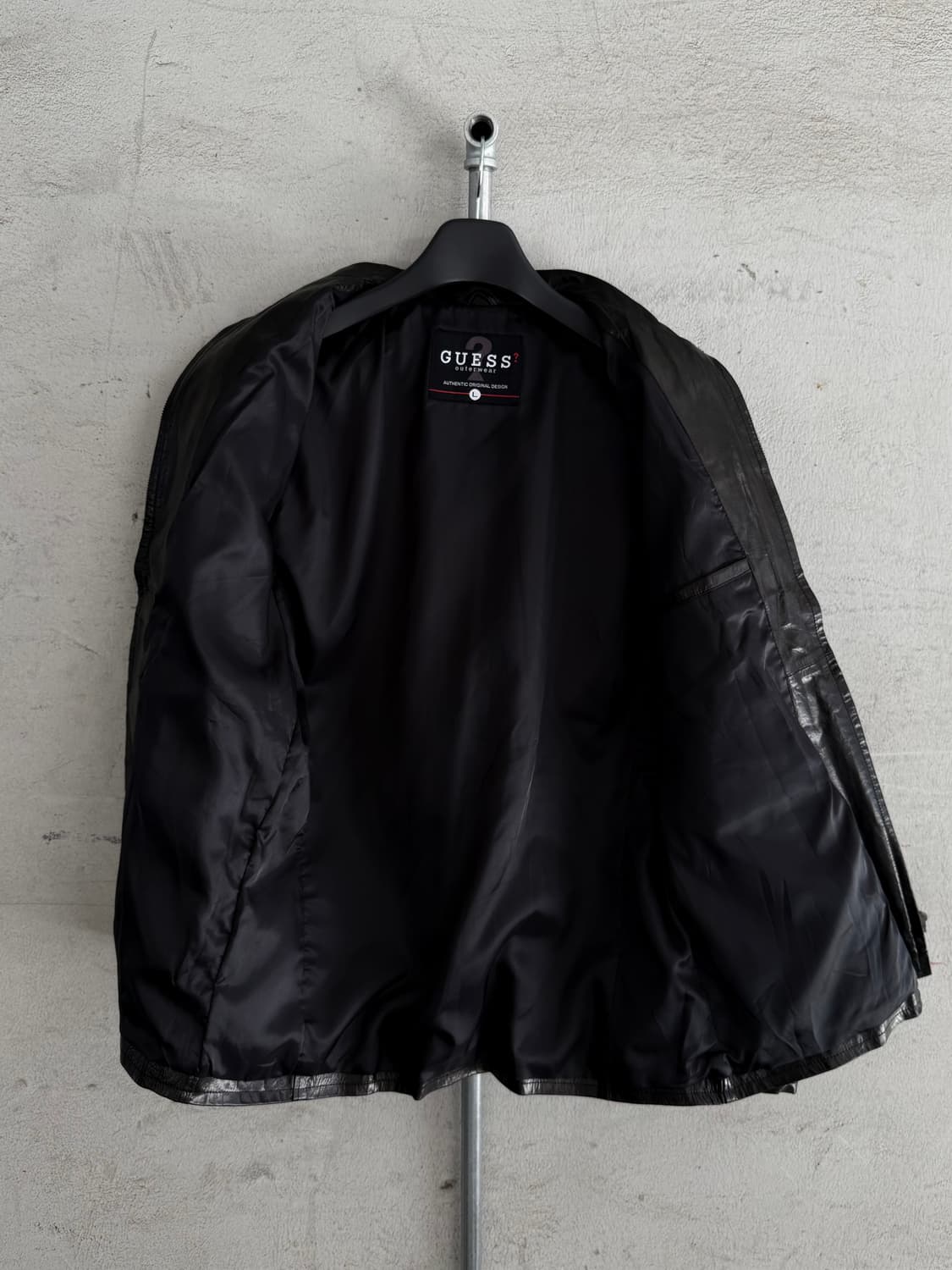 Guess Genuine Leather Zip-Up Jacket 상품이미지5