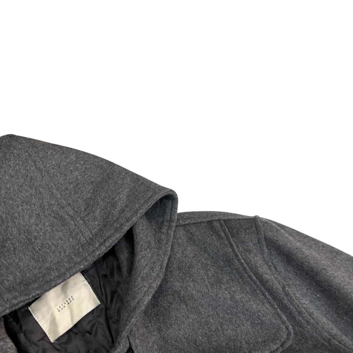 라퍼지스토어 오버 핏 울 더플 코트 상품이미지3