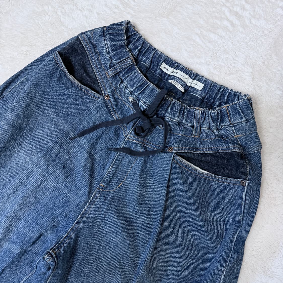 Nico And 아메카지 모리걸 벌룬핏 데님 팬츠 상품이미지2