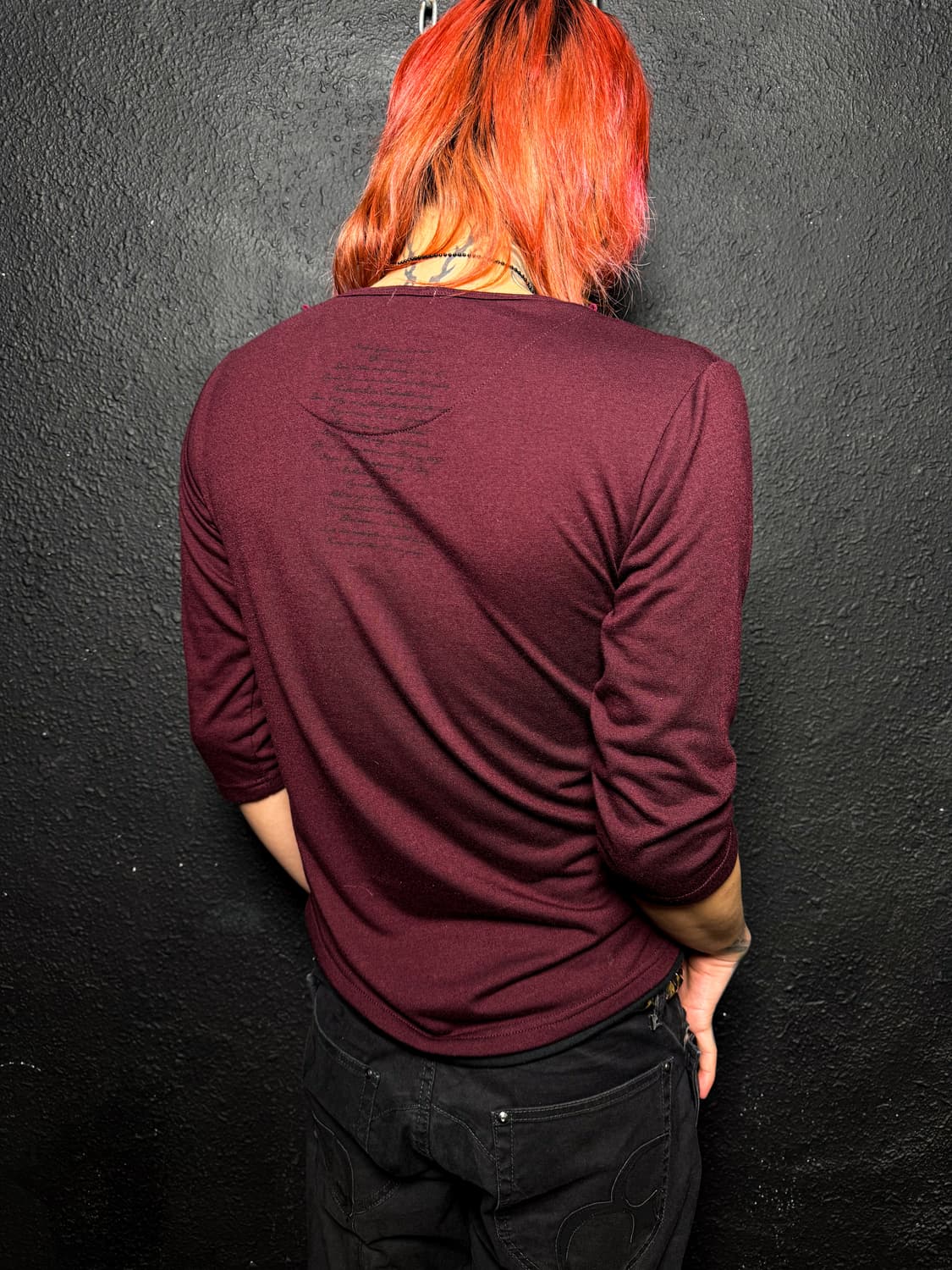 in the attic - Layered 3/4 Sleeve Tshirt 상품이미지5