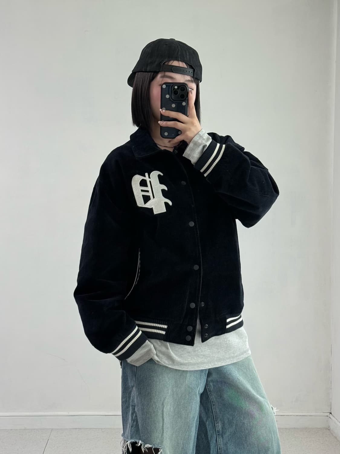 파르티멘토 네이비 코듀로이 자켓 상품이미지3