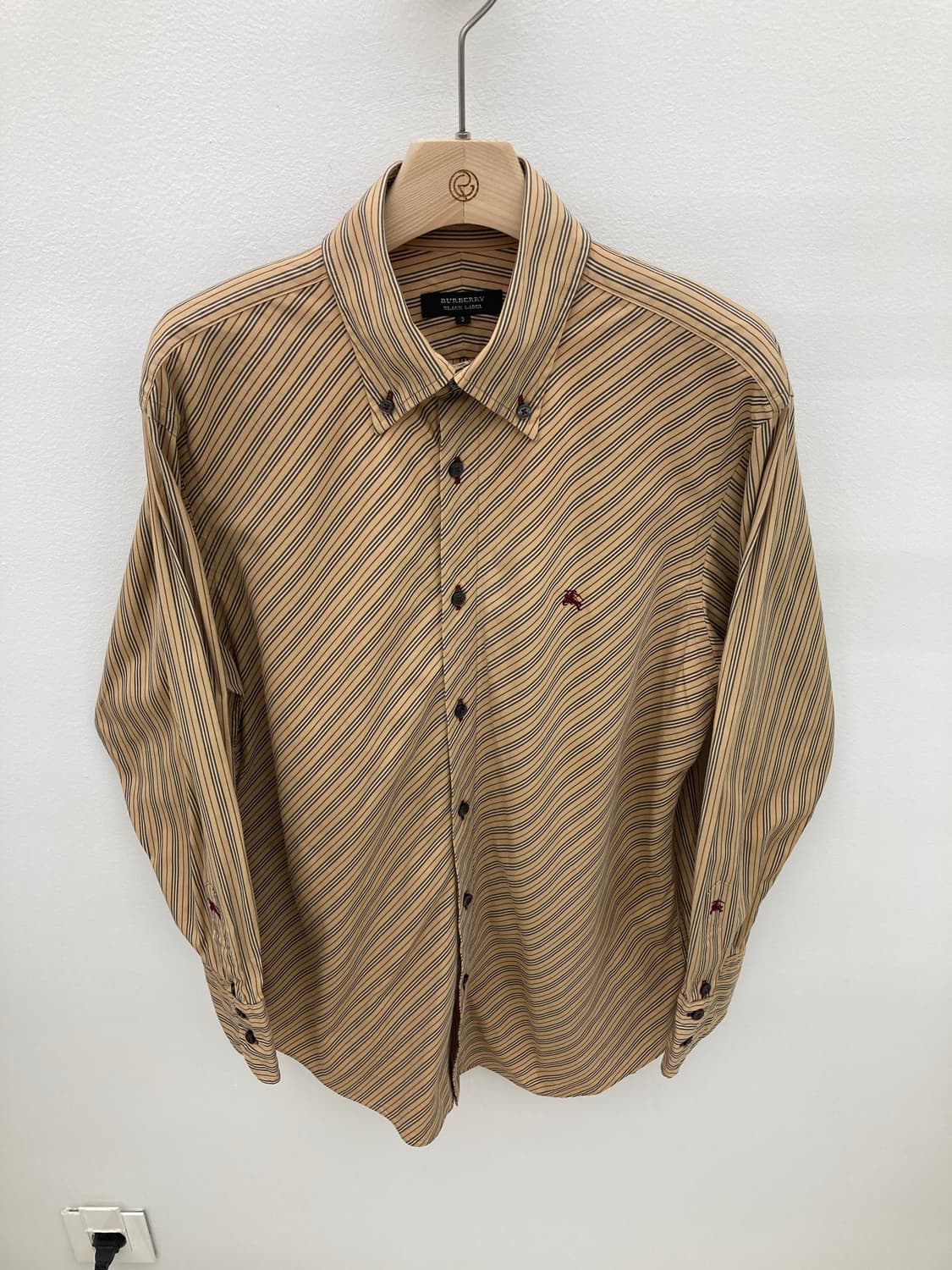 버버리 블랙라벨 스트라이프 셔츠 상품이미지3