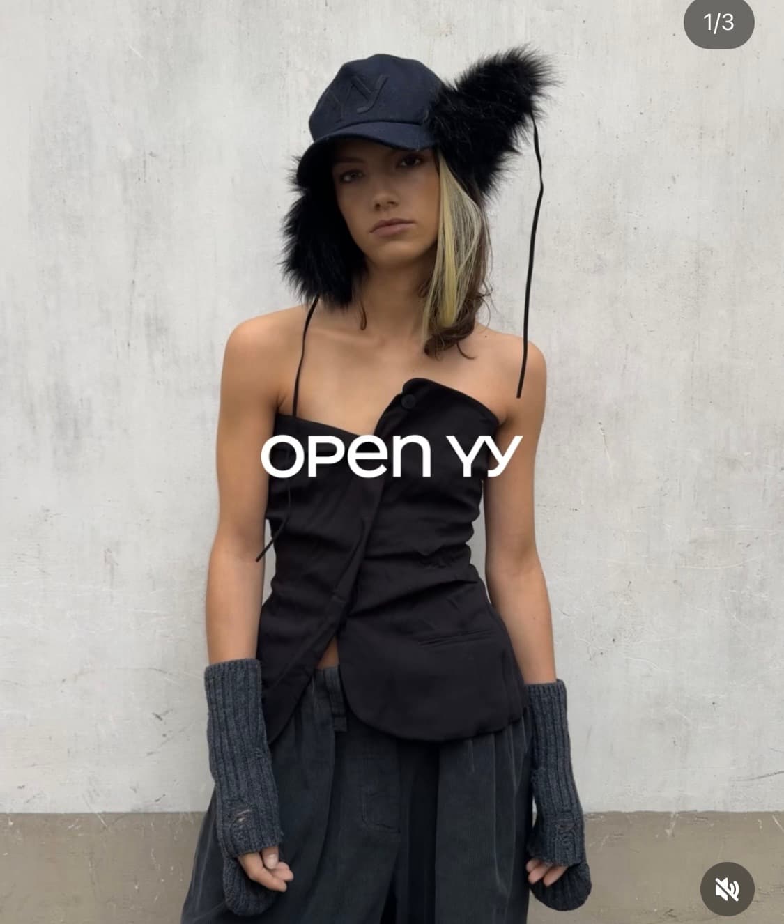 [Open yy]CRINKLED UNBALANCED BUSTIER 상품이미지1