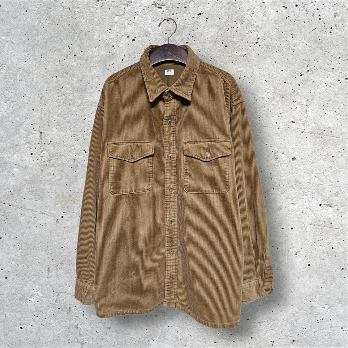 유니클로 코듀로이 셔츠 (105/XL) 상품이미지1