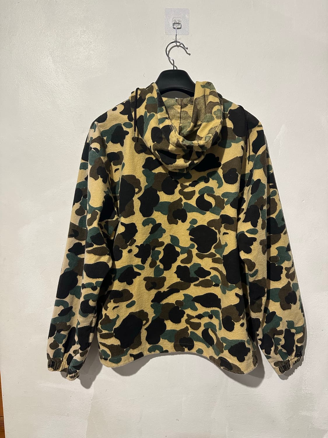 빈티지 90s 덕 카모 하프 후드집업 상품이미지2