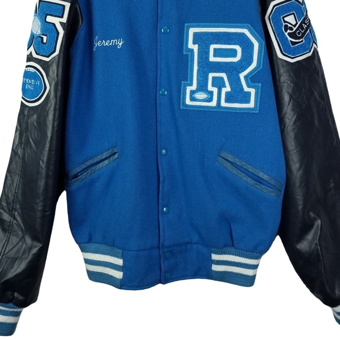 [아메리칸빈티지] 레더 슬리브 빈티지 바시티 자켓 M18507 상품이미지5