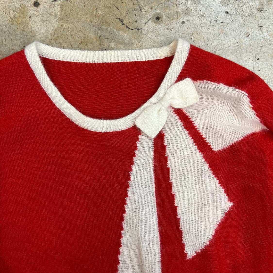 앙고라 리본 니트 상품이미지2