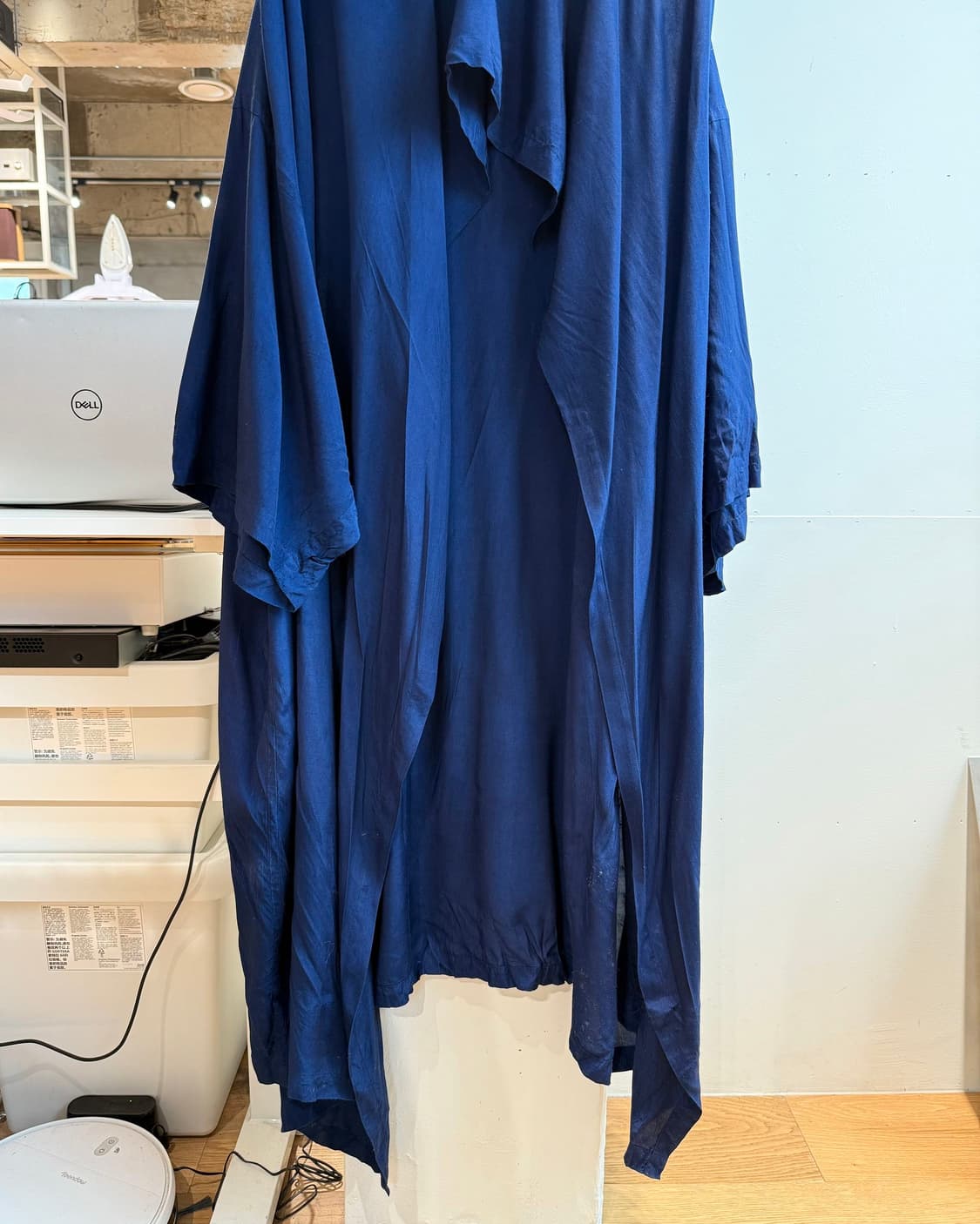 꼼데가르송 네이비 언발 드레이프 원피스  상품이미지4