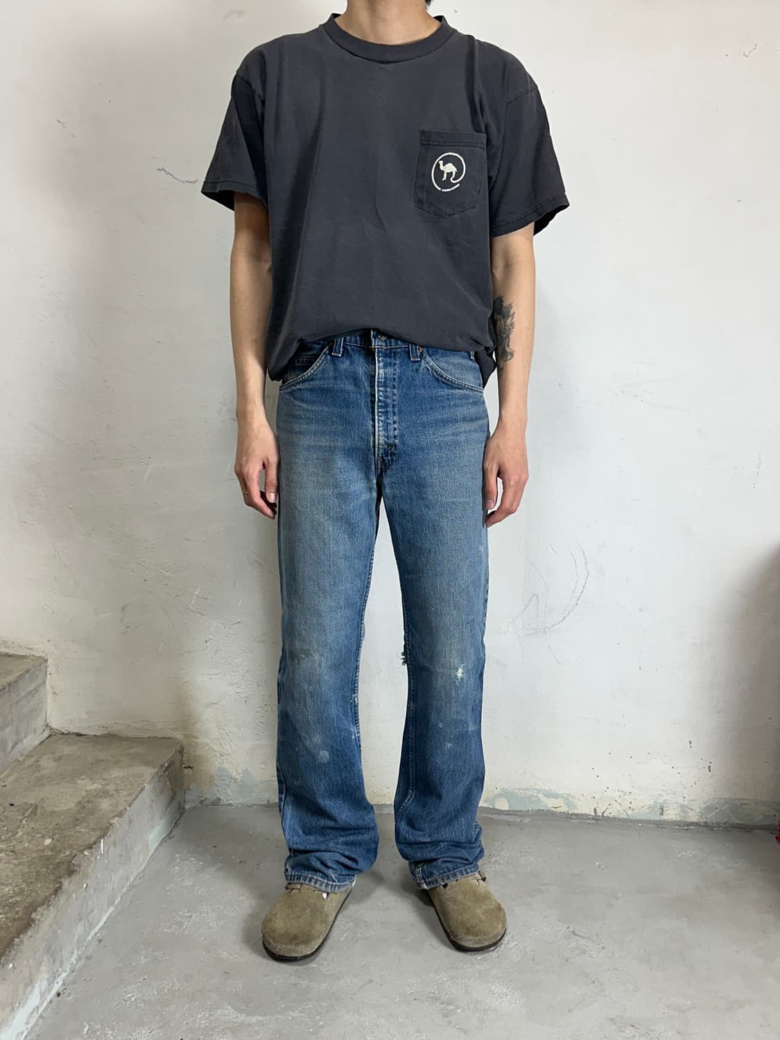 80's USA 빈티지 리바이스 517 오렌지탭 부츠컷 상품이미지2