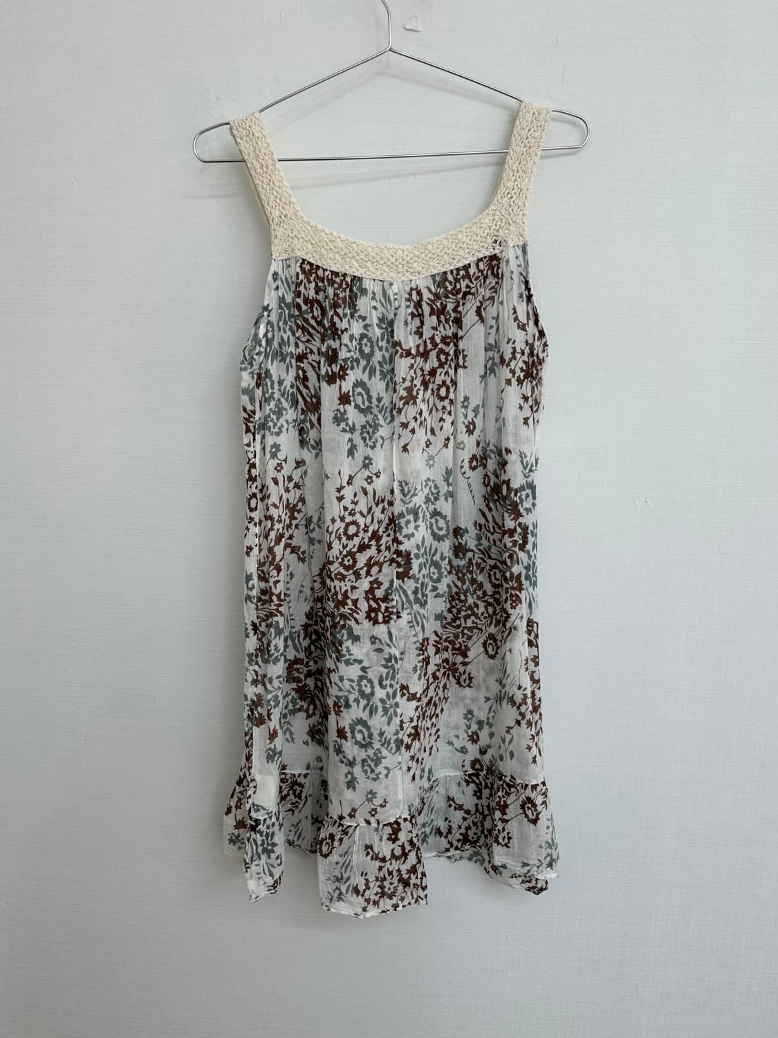 flower layered sleeveless ops 상품이미지5
