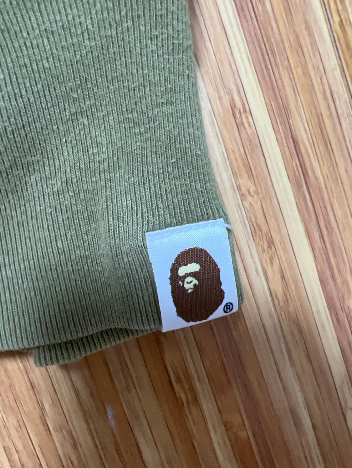 베이프 녹계 후드티 2xl 상품이미지4