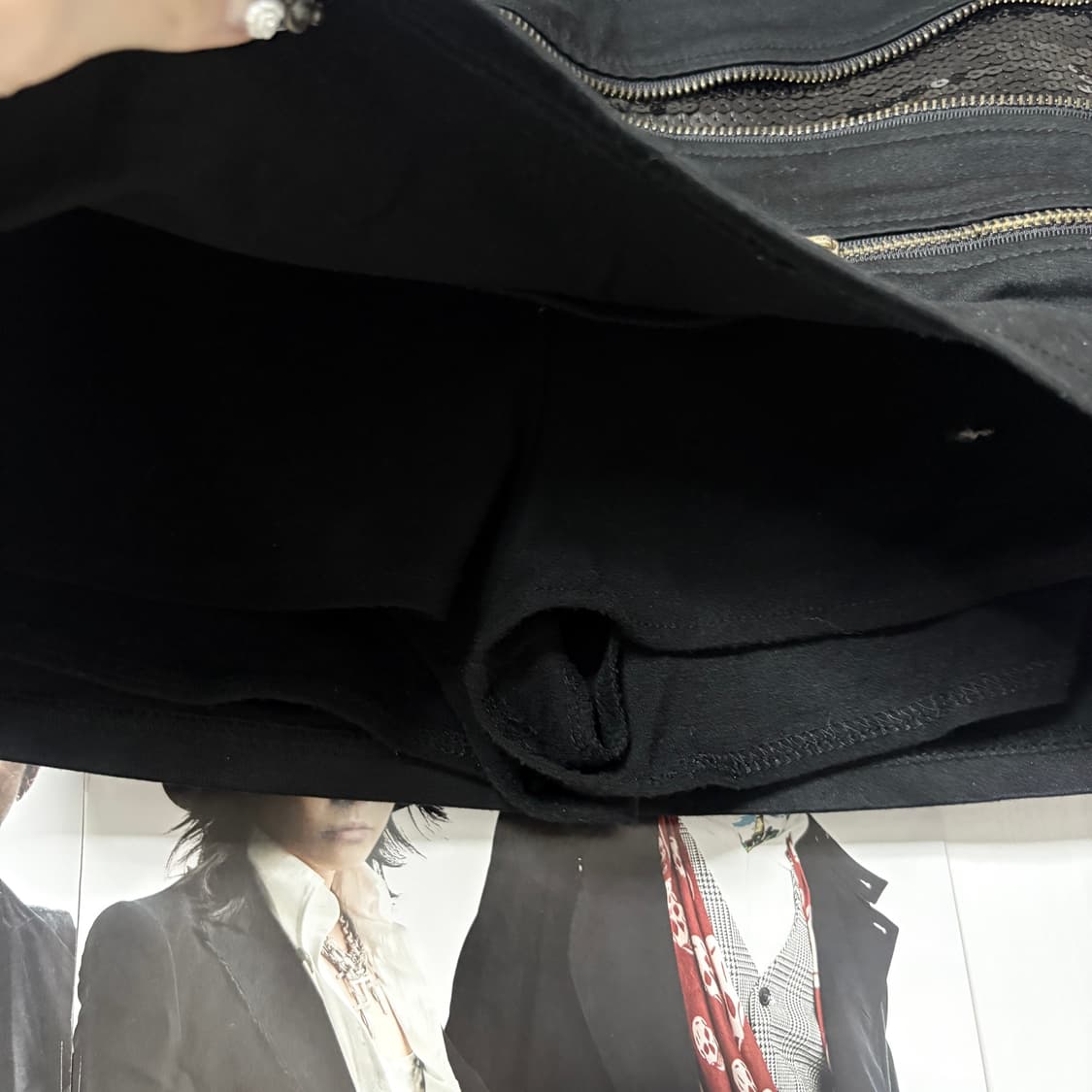Cecil McBee 세실맥비 스팽글 지퍼디테일 스커트 팬츠 상품이미지4