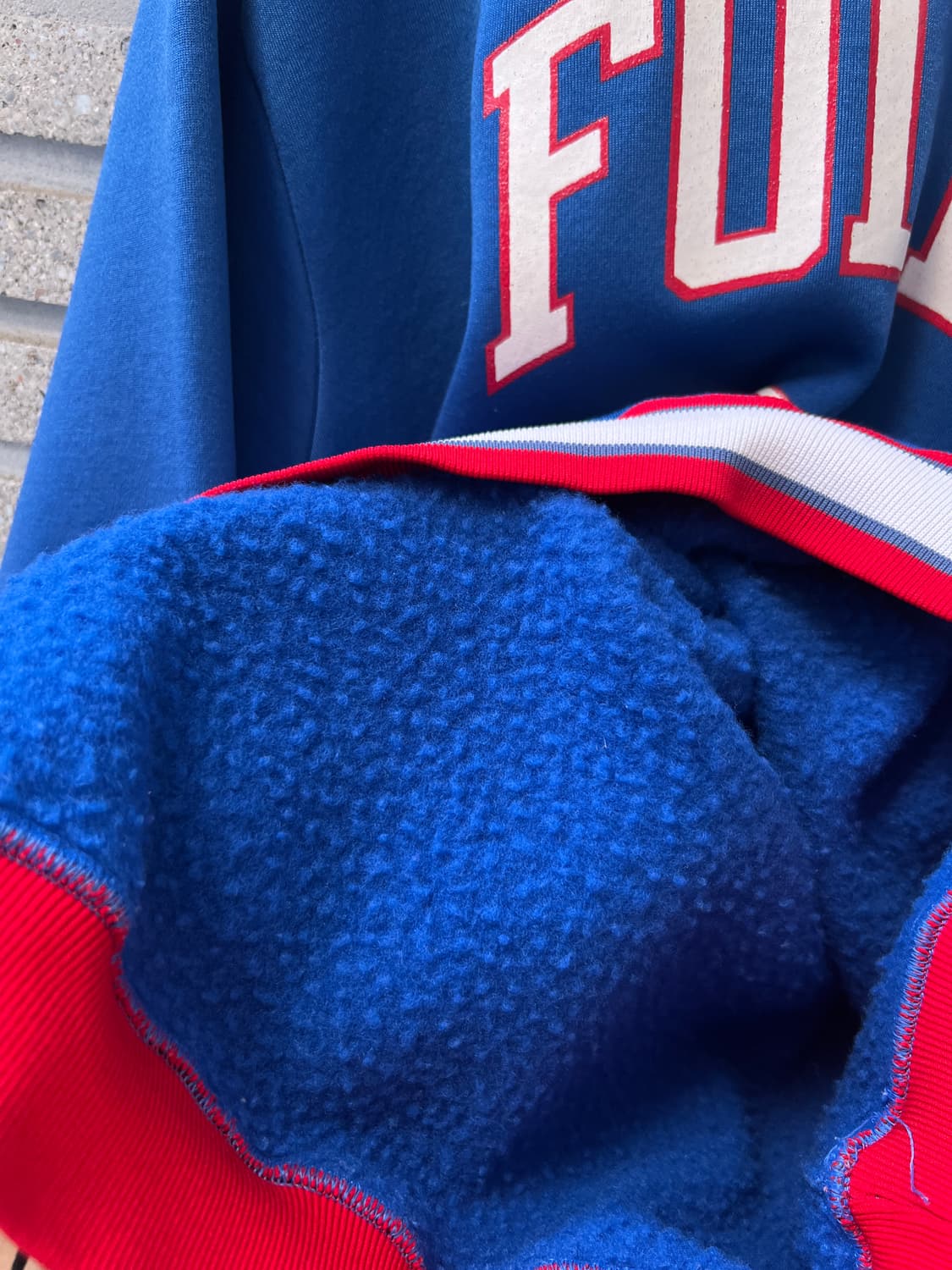 [2XL]80's 챔피온 USA Made FOLEY 풋볼 나일론 스웻셔츠 상품이미지5