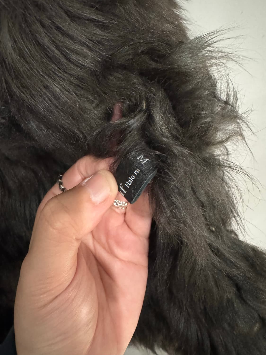 Haruf 퍼 스웨이드 언발란스 무스탕  상품이미지7