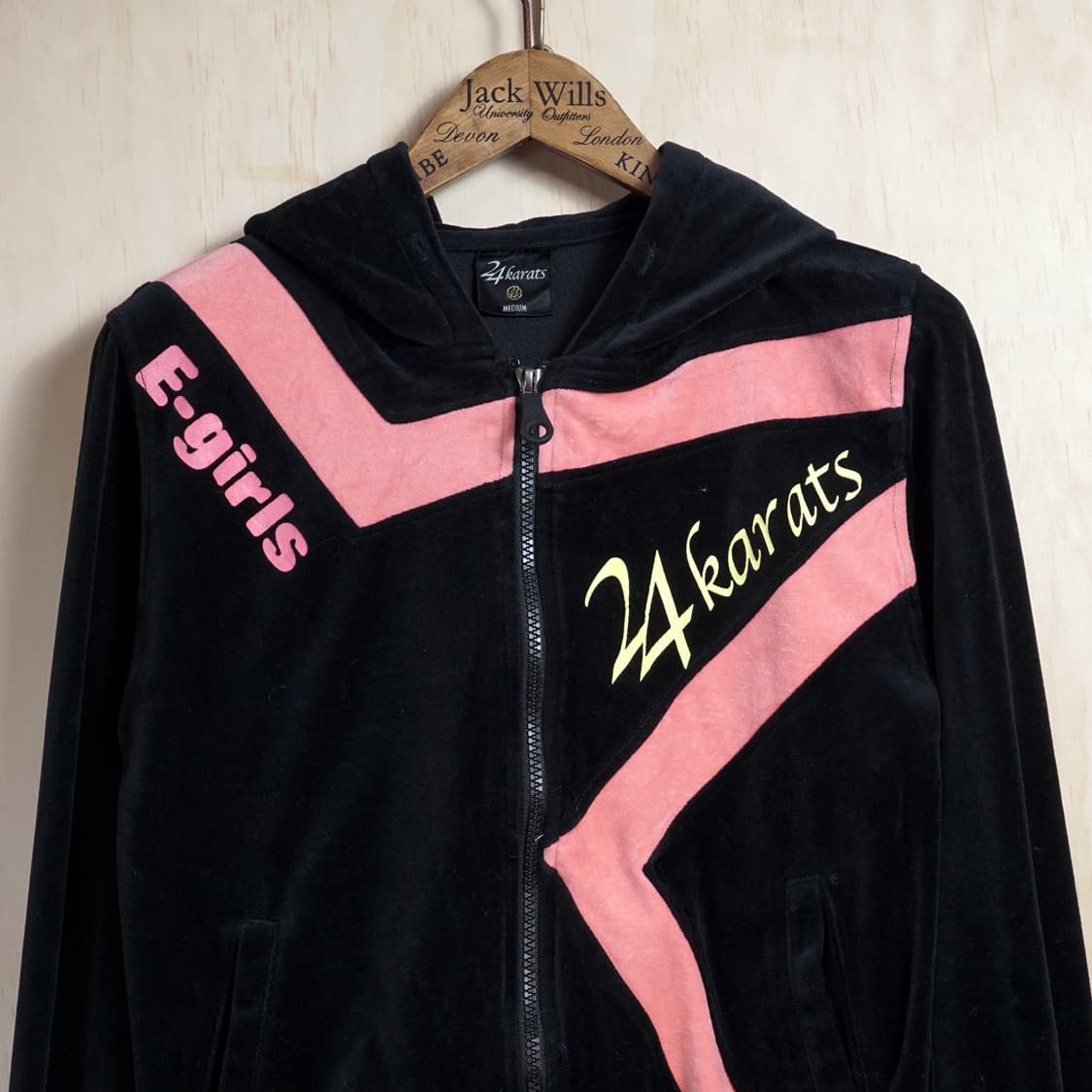 24karat 벨벳 후드 집업 상품이미지4